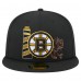 Бейсболка Boston Bruins New Era Black State Stitch 59FIFTY