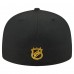 Бейсболка Boston Bruins New Era Black State Stitch 59FIFTY