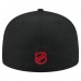Бейсболка New Jersey Devils New Era Black State Stitch 59FIFTY