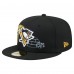 Бейсболка Pittsburgh Penguins New Era Black State Stitch 59FIFTY