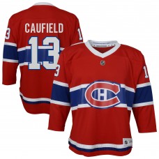 Подростковая Montreal Canadiens Cole Caufield Red Home Replica Player Jersey Подростковая Montreal Canadiens Cole Caufield Red Home Replica Player Jersey