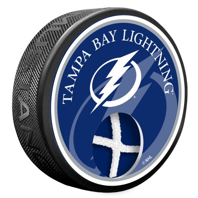 Tampa Bay Lightning NHL Game Used Net and Puck