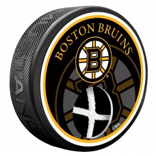 Boston Bruins NHL Game Used Net and Puck