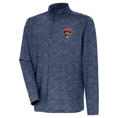 Кофта на короткой молнии Mens  Florida Panthers Antigua Determined - Heather Navy