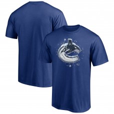 Vancouver Canucks Royal Snow Logo T-Shirt