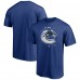 Vancouver Canucks Royal Snow Logo T-Shirt