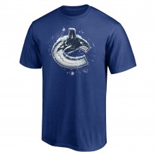 Vancouver Canucks Royal Snow Logo T-Shirt