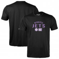 Футболка Mens Winnipeg Jets Levelwear Richmond Resilient - Black