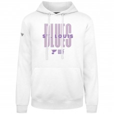 Толстовка Mens St. Louis Blues Levelwear Podium Persevere - White