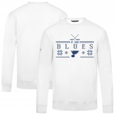 Кофта St. Louis Blues Levelwear Zane Holiday Crew Neck - White