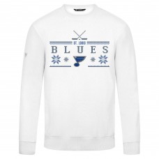 Кофта St. Louis Blues Levelwear Zane Holiday Crew Neck - White