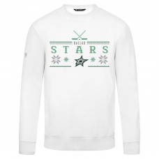 Кофта Dallas Stars Levelwear Zane Holiday Crew Neck - White