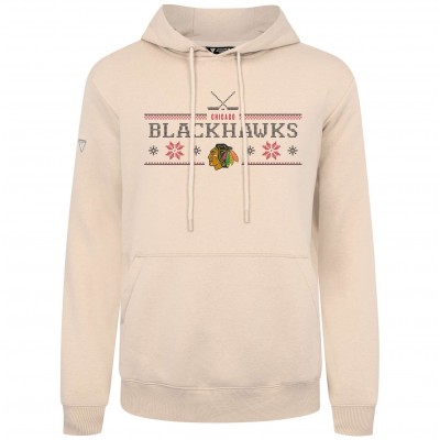 Толстовка Chicago Blackhawks Levelwear Podium Holiday - Khaki
