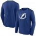 Футболка Tampa Bay Lightning Blue Primary Logo Long Sleeve