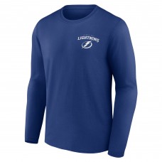 Футболка Tampa Bay Lightning Blue Team Lockup Long Sleeve Футболка Tampa Bay Lightning Blue Team Lockup Long Sleeve