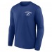 Футболка Tampa Bay Lightning Blue Team Lockup Long Sleeve