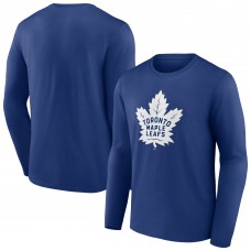 Футболка с длинным рукавом Toronto Maple Leafs Blue Primary Logo