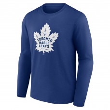 Футболка с длинным рукавом Toronto Maple Leafs Blue Primary Logo