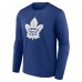 Футболка с длинным рукавом Toronto Maple Leafs Blue Primary Logo