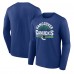 Vancouver Canucks Blue Represent Long Sleeve T-Shirt