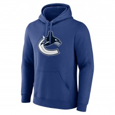 Vancouver Canucks Blue Primary Logo Pullover Hoodie