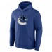 Vancouver Canucks Blue Primary Logo Pullover Hoodie