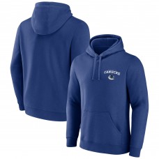 Vancouver Canucks Blue Team Lockup Pullover Hoodie