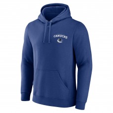 Vancouver Canucks Blue Team Lockup Pullover Hoodie