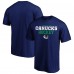 Vancouver Canucks Navy Double Stack T-Shirt