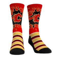 Unisex Calgary Flames Rock Em Socks Ice Breaker Two-Pack Crew Socks Set