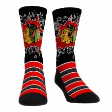 Две пары носков Unisex Chicago Blackhawks Rock Em Socks Ice Breaker