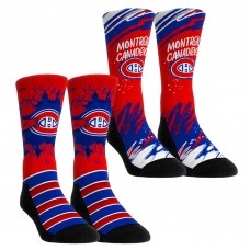 Unisex Montreal Canadiens Rock Em Socks Ice Breaker Two-Pack Crew Socks Set