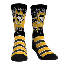 Носки 2 пары Unisex Pittsburgh Penguins Rock Em Socks Ice Breaker
