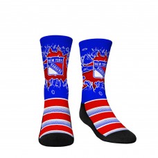 Подростковая New York Rangers Rock Em Socks Blue Ice Breaker Two-Pack Crew Socks Set Подростковая New York Rangers Rock Em Socks Blue Ice Breaker Two-Pack Crew Socks Set