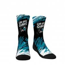 Подростковая San Jose Sharks Rock Em Socks Blue Ice Breaker Two-Pack Crew Socks Set