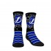 Подростковая Tampa Bay Lightning Rock Em Socks Blue Ice Breaker Two-Pack Crew Socks Set