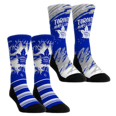 Детская Toronto Maple Leafs Rock Em Ice Breaker Two-Pack Crew Socks Set - Blue