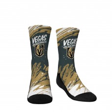 Две пары носков Vegas Golden Knights Rock Em Socks Gold Ice Breaker Crew