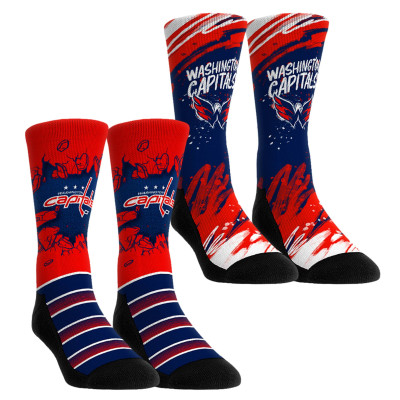 Детские носки 2 пары Washington Capitals Rock Em Socks Blue Ice Breaker