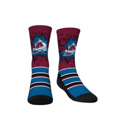 Две пары носков Подростковая Colorado Avalanche Rock Em Socks Blue Ice Breaker