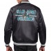 San Jose Sharks Starter Black Printed Team Logo Satin Varsity Full-Snap Jacket