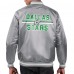 Бомбер Dallas Stars Starter Printed Team Logo Satin Varsity - Gray