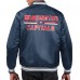 Washington Capitals Starter Navy Printed Team Logo Satin Varsity Full-Snap Jacket
