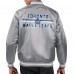Куртка на кнопках Toronto Maple Leafs Starter Gray Printed Team Logo Satin Varsity