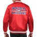 Montreal Canadiens Starter Red Printed Team Logo Satin Varsity Full-Snap Jacket
