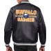 Бомбер Buffalo Sabres Starter Black Printed Team Logo Satin Varsity