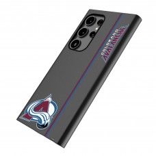 Colorado Avalanche Keyscaper Black Galaxy Magnetic Bump Case