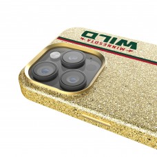 Minnesota Wild Keyscaper Gold Sidebar Bling iPhone Case