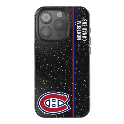 Montreal Canadiens Keyscaper Black Sidebar Bling iPhone Case