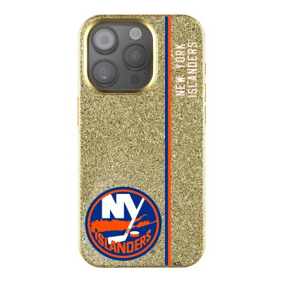 New York Islanders Keyscaper Gold Sidebar Bling iPhone Case